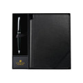 Cross ATX® Basalt Black Ballpoint Pen with Classic Black Journal Gift Set
