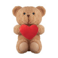 SNUGGLE Teddy bear with heart 23cm