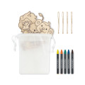 THEZOO Wooden hangers set