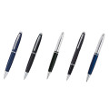 Cross Calais™ Matte Metallic Blue with Polished Chrome Appointments Ballpoint Pen (Blue Ink)