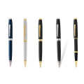Coventry Black Lacquer with Polished Chrome Appointments Ballpoint Pen (Blue Ink) 