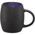 Hearth 400 ml ceramic mug with wooden coaster