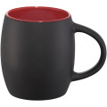 Hearth 400 ml ceramic mug with wooden coaster