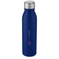 Harper 700 ml stainless steel water bottle with metal loop