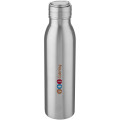 Harper 700 ml stainless steel water bottle with metal loop