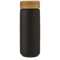 Lumi 300 ml ceramic tumbler with bamboo lid
