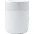 Java 330 ml ceramic tumbler with silicone wrap and plastic lid