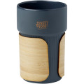 Fika 340 ml tumbler with bamboo sleeve