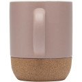 Billie 300 ml ceramic mug with cork details and matt finish