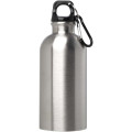 Oregon 400 ml RCS certified single wall stainless steel water bottle with carabiner