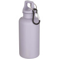 Oregon 400 ml solid colour RCS recycled plastic water bottle with carabiner