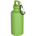 Oregon 400 ml solid colour RCS recycled plastic water bottle with carabiner