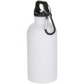 Oregon 400 ml matte RCS recycled single wall stainless steel water bottle with carabiner