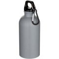 Oregon 400 ml matte RCS recycled single wall stainless steel water bottle with carabiner