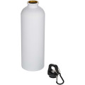 Oregon 750 ml matte RCS recycled single wall stainless steel water bottle with carabiner