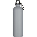 Oregon 750 ml matte RCS recycled single wall stainless steel water bottle with carabiner