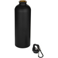 Oregon 750 ml matte RCS recycled single wall stainless steel water bottle with carabiner