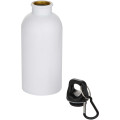 Oregon 400 ml sublimation RCS recycled single wall stainless steel water bottle with carabiner