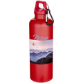 Oregon 750 ml solid colour RCS recycled plastic water bottle with carabiner