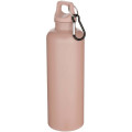 Oregon 750 ml solid colour RCS recycled plastic water bottle with carabiner
