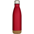 Cove 500 ml double wall vacuum insulated stainless steel water bottle with cork details
