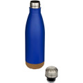 Cove 500 ml double wall vacuum insulated stainless steel water bottle with cork details