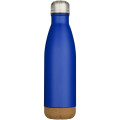 Cove 500 ml double wall vacuum insulated stainless steel water bottle with cork details