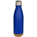 Cove 500 ml double wall vacuum insulated stainless steel water bottle with cork details
