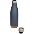 Cove 500 ml double wall vacuum insulated stainless steel water bottle with cork details