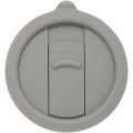 Carter 450 ml ceramic mug with plastic lid