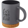 Neiva 425 ml ceramic mug with cork base