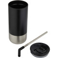 Grayson 480 ml RCS recycled insulated tumbler with straw