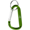 Timor RCS recycled aluminium carabiner keychain