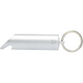Flare RCS recycled aluminium IPX LED light and bottle opener with keychain