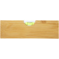 Flush bamboo spirit level with bottle opener