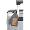 Tie luggage tag