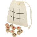 Whorl wooden tic, tac, toe game