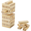 Jumble wooden toppling tower game
