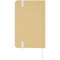 Reed A6 recycled hard cover notebook with plain pages
