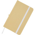 Reed A6 recycled hard cover notebook with plain pages