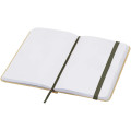 Reed A6 recycled hard cover notebook with plain pages