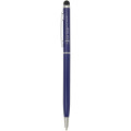 Ore aluminium ballpoint pen with stylus (blue ink)
