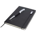 Legato Elegance A5 hard cover notebook and rollerball pen set