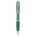 Nash ballpoint pen with coloured barrel and grip (black ink)