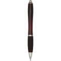 Nash ballpoint pen with coloured barrel and grip (black ink)