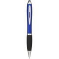 Nash coloured stylus ballpoint pen with black grip (blue ink)