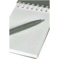 Lig Mini recycled outdoor soft cover notebook and ballpoint pen set (black ink)
