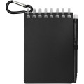 Lig Mini recycled outdoor soft cover notebook and ballpoint pen set (black ink)