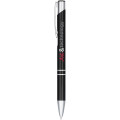 Moneta anodized aluminium click ballpoint pen (blue ink)