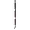 Moneta anodized aluminium click ballpoint pen (blue ink)